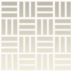 Daltile Color Wheel Mosaic 1" X 3" Lattice Weave Glossy Biscuit
