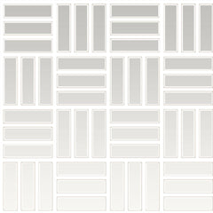 Daltile Color Wheel Mosaic 1" X 3" Lattice Weave Matte Matte Arctic White