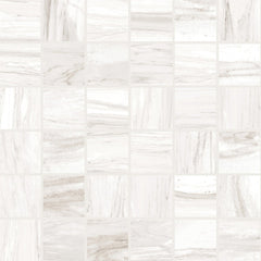 Daltile Costar 2" X 2" Mosaic Straight Joint Calacatta Sky