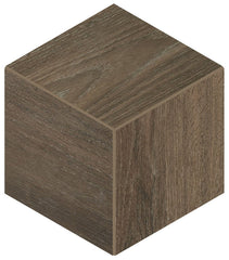 Daltile Emerson Wood 12" X 12" Mosaic 3D Cube Hickory Pecan