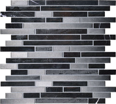 Daltile Endeavors 12" X 12" Mosaic Random Mystic Blend