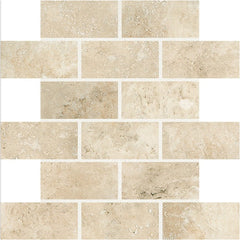 Daltile Esta Villa 12'' X 12''Mosaic 2'' X 4'' Matte Terrace Beige