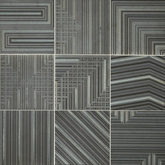 Daltile Geometric Fusion 8" X 8" Mixed Graphite