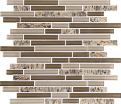 Daltile Granite Radiance 12" X 12" Random Linear Mosaic Santa Cecil Bld