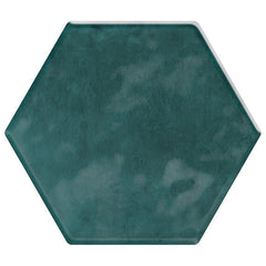 Daltile Mesmerist 4" X " Hexagon Undulated Mystique