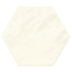 Daltile Mesmerist 4" X " Hexagon Undulated Spirit
