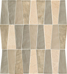 Daltile Fanfare Regal Pendant 11" X 12" Trapezoid Mosaic Aurelian Empress