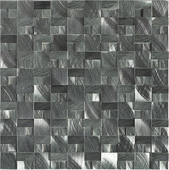 Daltile Anthology 1" X 1" 3D Block Gunmetal
