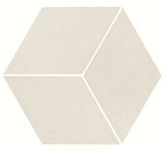 Daltile Uniform Mosaic 12" X 12" 3D Cube White