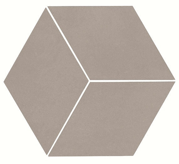Daltile Uniform Mosaic 12" X 12" 3D Cube Taupe