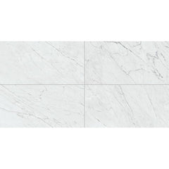Daltile Marble Attache Lavish 24" X 48" Satin Diamond Carrara