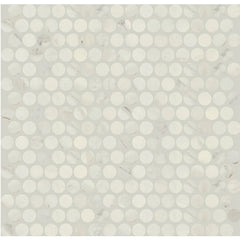 Daltile Famed 11" X 13" Mosaic Penny Rounds Diamond