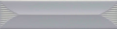 Emser Euphoria Arrow 3"x12" Silver