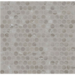 Daltile Famed 11" X 13" Mosaic Penny Rounds Fortune