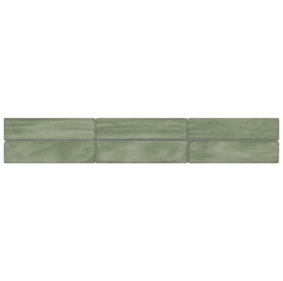 Daltile Artcrafted 3" X 12" Hand Crafted Aloe