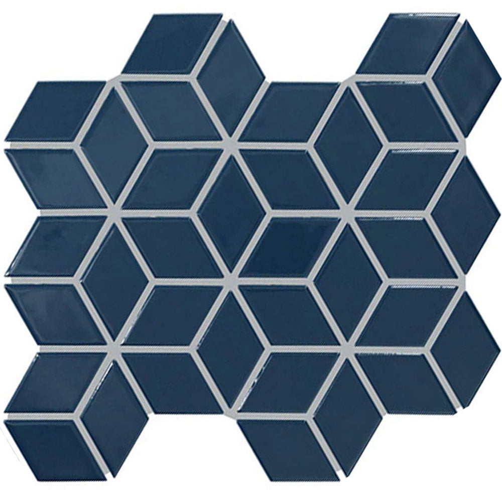 Daltile Color Wheel Retro 2" X 3" 3D Cube Glossy Galaxy