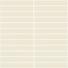 Daltile Color Wheel Mosaic 12'' X 10'' Straight 1'' X 6'' Matte Matte Biscuit