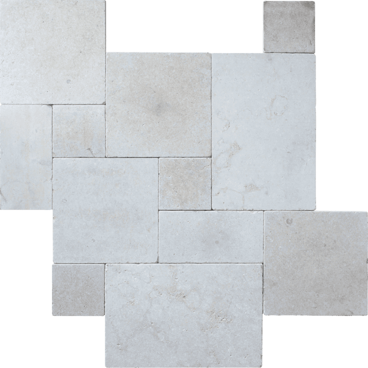Bedrosians Travertine 3cm Paver Set 8"x8" - 8"x16" - 16"x16" - 16"x24" Menia Cream