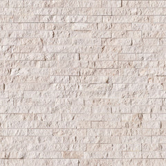 MS International Rockmount 6" x 24" Ledger Panel Mayra White Limestone