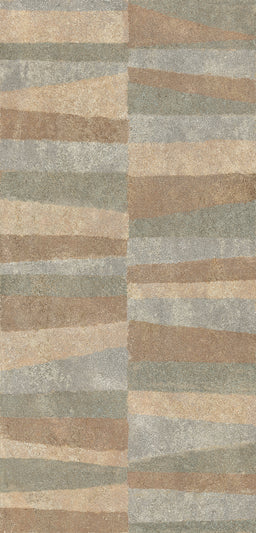 Emser Levata 47" X 98" Brushed Slim Deco Mista