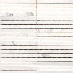 Daltile Stone A LA Mod 12" X 12" Linear Contempo White