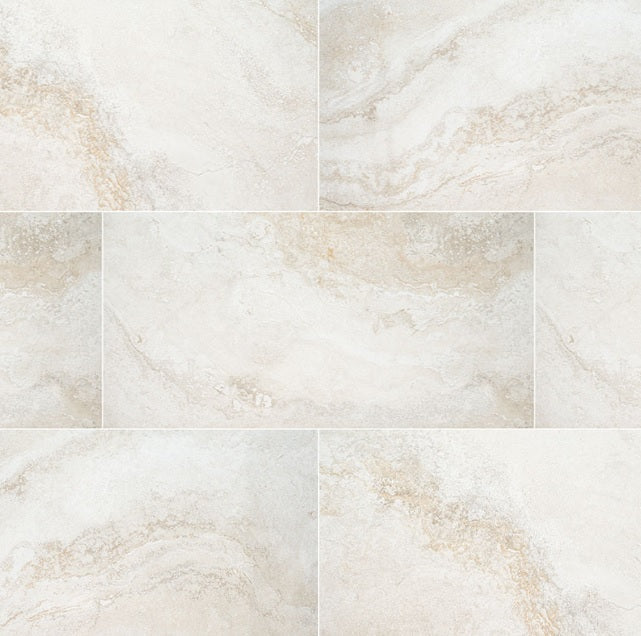 MS International Livingstyle 18" x 36" Matte Travertino