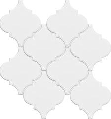 Emser Morocco 10"x11" Arabesque Mosaic 4.6"X5.3" White