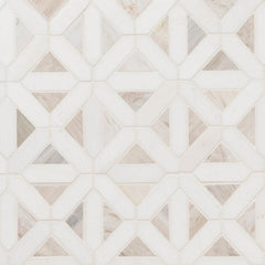 MS International Decorative Mosaic 12" x 12" Geometric Angora