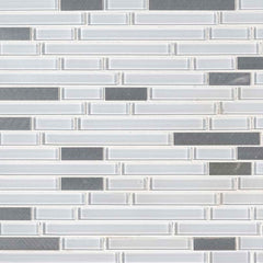 MS International Decorative Mosaic 12" x 12" Interlocking Lucid Sky