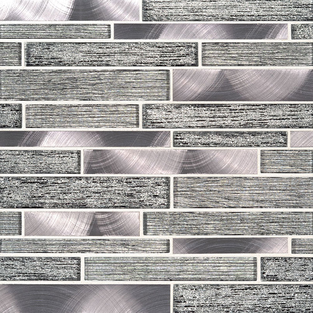 MS International Decorative Mosaic 12" x 12" Interlocking Volcanic Luxe