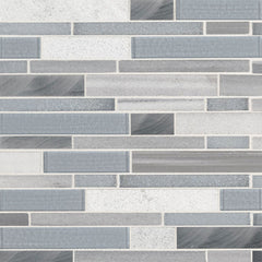MS International Decorative Mosaic 12" x 12" Interlocking Harlow