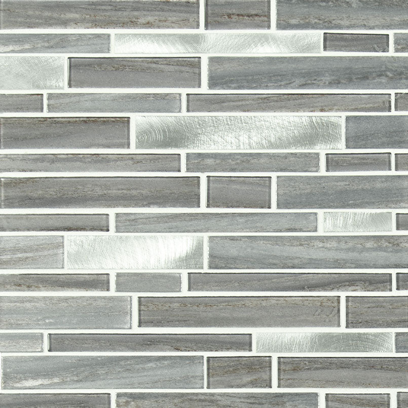MS International Decorative Mosaic 12" x 12" Interlocking Bimini
