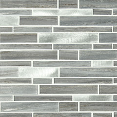 MS International Decorative Mosaic 12" x 12" Interlocking Bimini