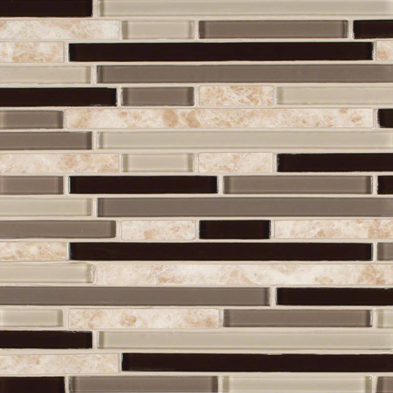 MS International Decorative Mosaic 12" x 12" Interlocking Amalfi Cafe