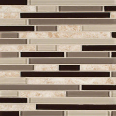 MS International Decorative Mosaic 12" x 12" Interlocking Amalfi Cafe