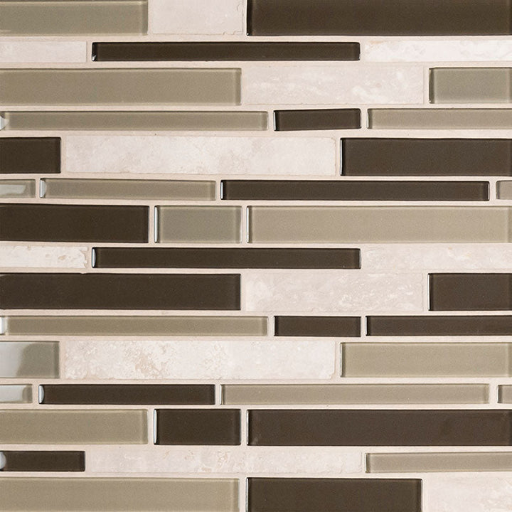 MS International Decorative Mosaic 1" x 2" Interlocking Kings Gate
