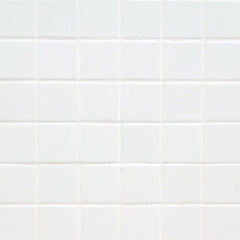MS International Domino 12" x 12" Matte 9.6mm 2" x 2" White