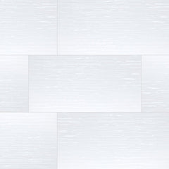 MS International Dymo 12" x 24" Glossy Stripe White