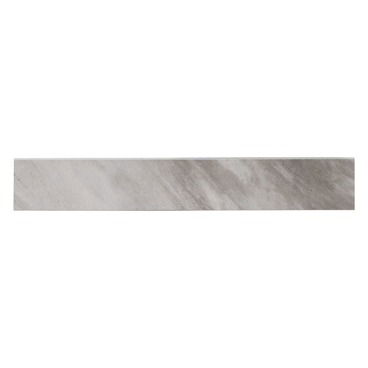 MS International Eden 4" x 24" Bullnose Polished Bardiglio