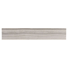 MS International Eramosa 3" x 18" Bullnose Matte Silver