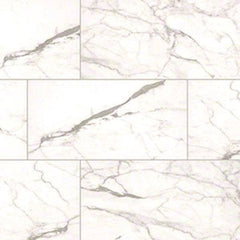 MS International Essentials 12" x 24" Matte White Vena