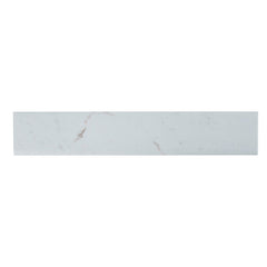 MS International Essentials 3" x 18" Bullnose Matte White Vena