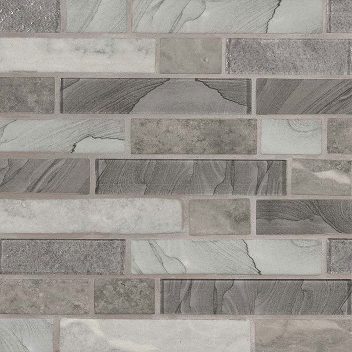 MS International Decorative Mosaic 12" x 12" Interlocking Tarvos