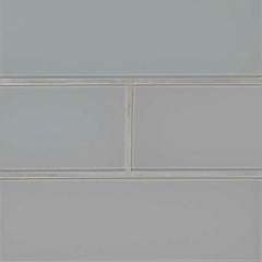 MS International Decorative Mosaic 12" x 12" Subway 4" x 12" Oyster Gray
