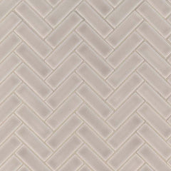 MS International Highland Park 12" x 12" Glossy Portico Pearl Herringbone