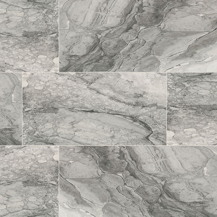 MS International Kaya 12" x 24" Polished Onda Gray