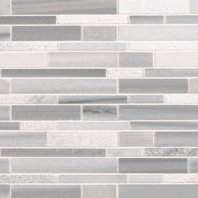 MS International Decorative Mosaic 12" x 12" Interlocking Bergamo