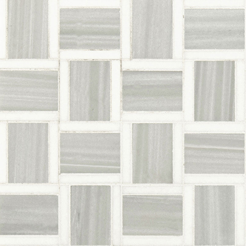 MS International Decorative Mosaic 12" x 12" Geometric Peoria