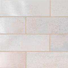 MS International Decorative Mosaic 12" x 12" Subway 4" x 12" Marza Pearl
