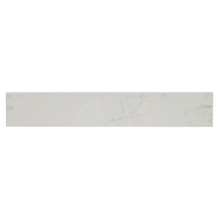 MS International Pietra 3" x 18" Bullnose Matte Carrara